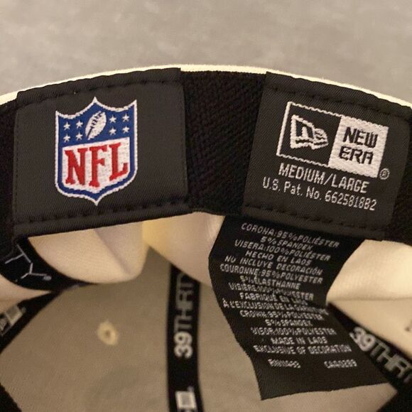 New Era Cream/Green Green Bay Packers Sideline 39THIRTY 2-Tone Flex Hat M/L - Picture 4 of 9